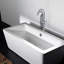 Robinet de baignoire autoportant avec douche à main - Structure en métal, surface, débit maximal de 3,9 gal / min, produit de rafraîchissement de salle de bain robuste, finition, 45 po Profondeur, amélioration