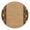 Washable Wheat Stalk Frame Farm Area Rug