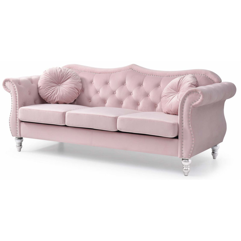Kaisleigh 82 po, Velours rose