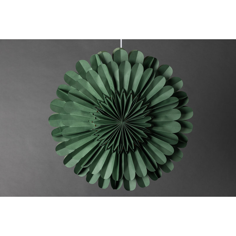 Ellent 1 - Light Geometric Pendant, Green