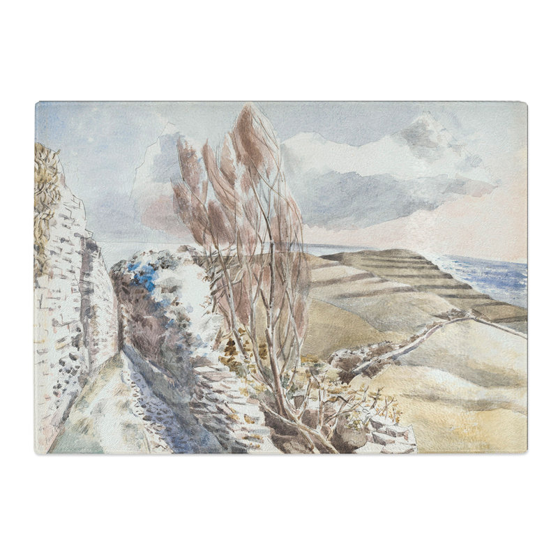 Worth Matravers in Dorset by Paul Nash Chopping Board, 0.4cm H x 28.5cm W x 39cm L