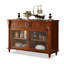 Buffet en bois massif brun noisette