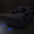 Ultimate Comfort Recliner, Soft Chenille Black Upholstered, Modern Lounge For Home