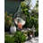 Kristi Weather-Resistant Traditional Brown Pineapple Polyresin Solar Fountain