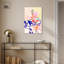 Art mural coloré bohème floral abstrait sur toile par Art Remedy-104624533-104624546