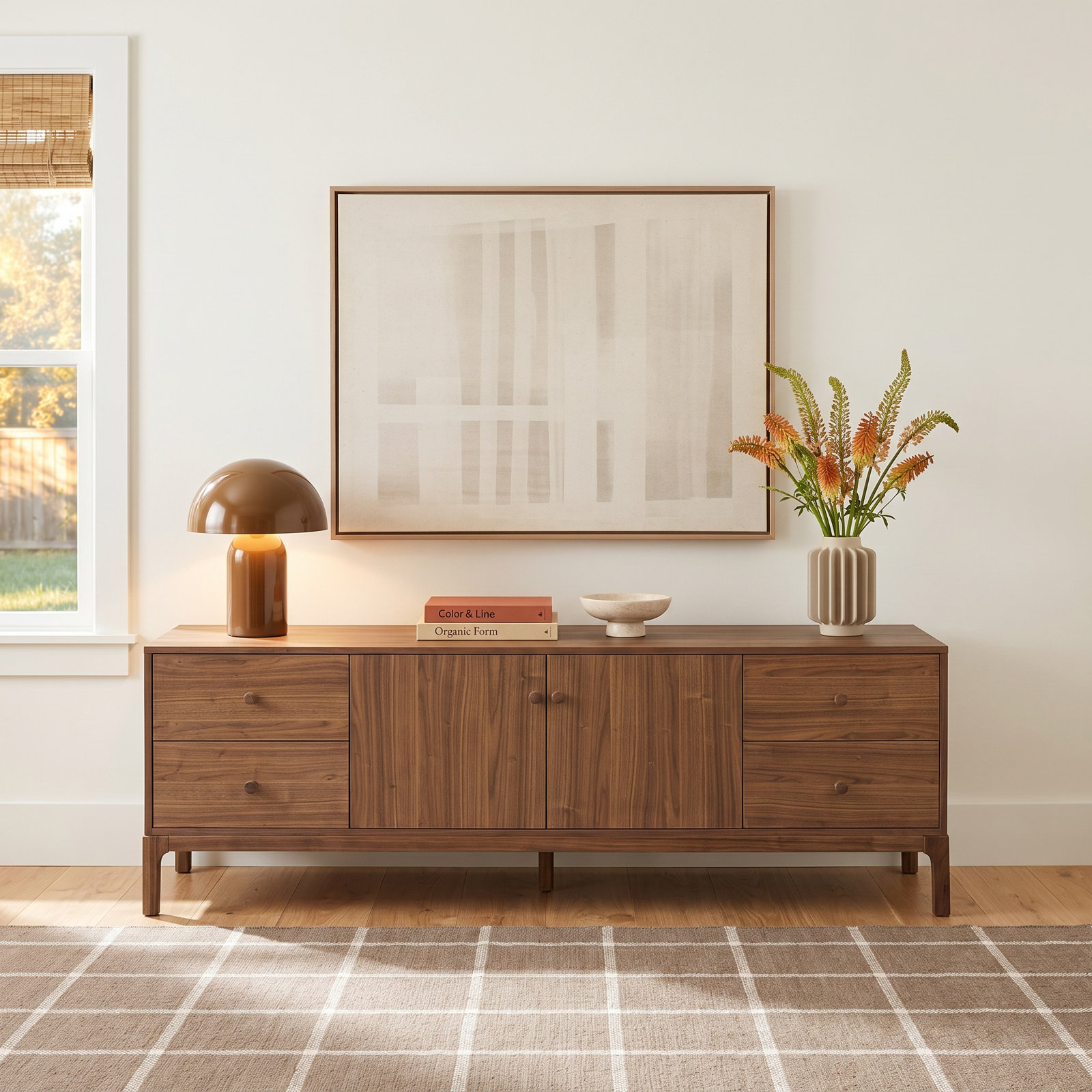 Jacobsen 78" Walnut Media Console
