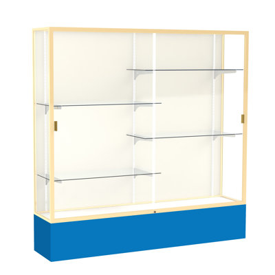 Spirit Series 72'' H x 72'' W Aluminum Display Cases 