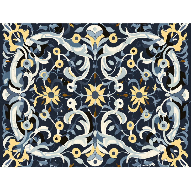 Floral Blend Machine Printed Throw Blanket, Throw