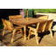 Franklin 8 - Person Wood Patio Dining Set with Square Table , Cushions Included-1789521252