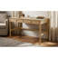 60 po Bureau à domicile 60 po Bureau en bois Table de travail moderne Bureau multifonctionnel Meuble-lavabo avec tiroirs Salon, chambre à coucher et bureau, naturel