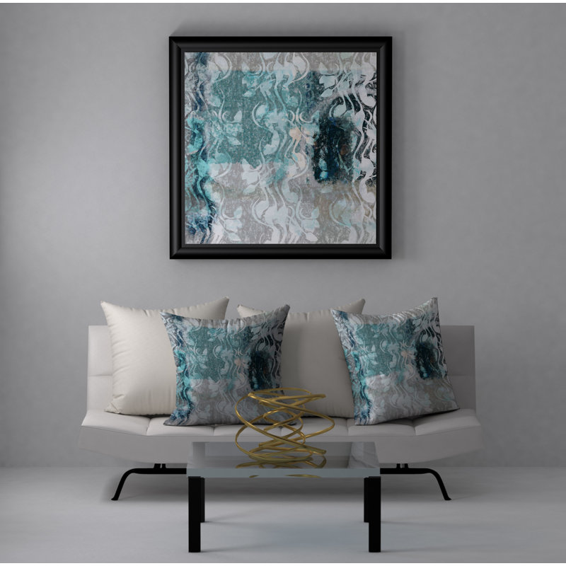 Délicieuse housse de coussin carrée et élégante, 18 po x 18 po