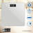 Square Digital Bathroom Scale - White-130116239