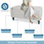Banc de rangement avec repose-pieds capitonné 1pc