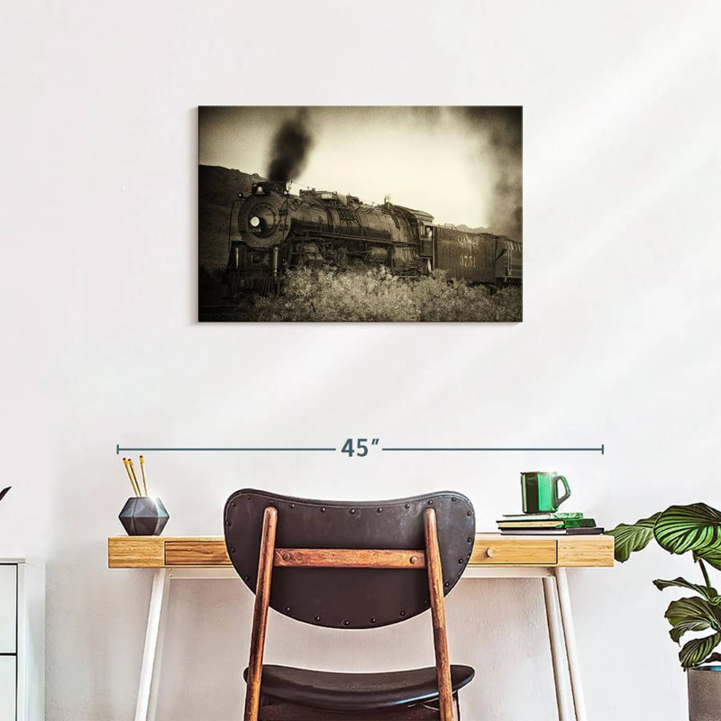 Mehar Train Arrival I, 20" H x 30" W