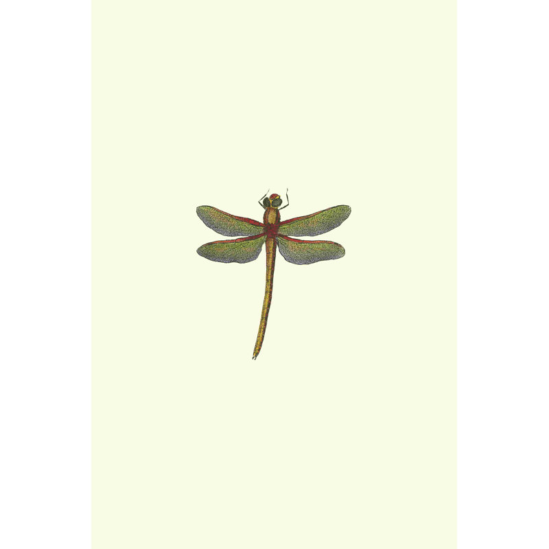 Miniature libellule II, H 18 po x l 12 po x P 1,25 po