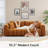 91.5'' Modern Tufted Sofa With Boucle Upholstery-100350475