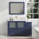 Karson 48'' Single Bathroom Vanity with Engineered Marble Top with Mirror