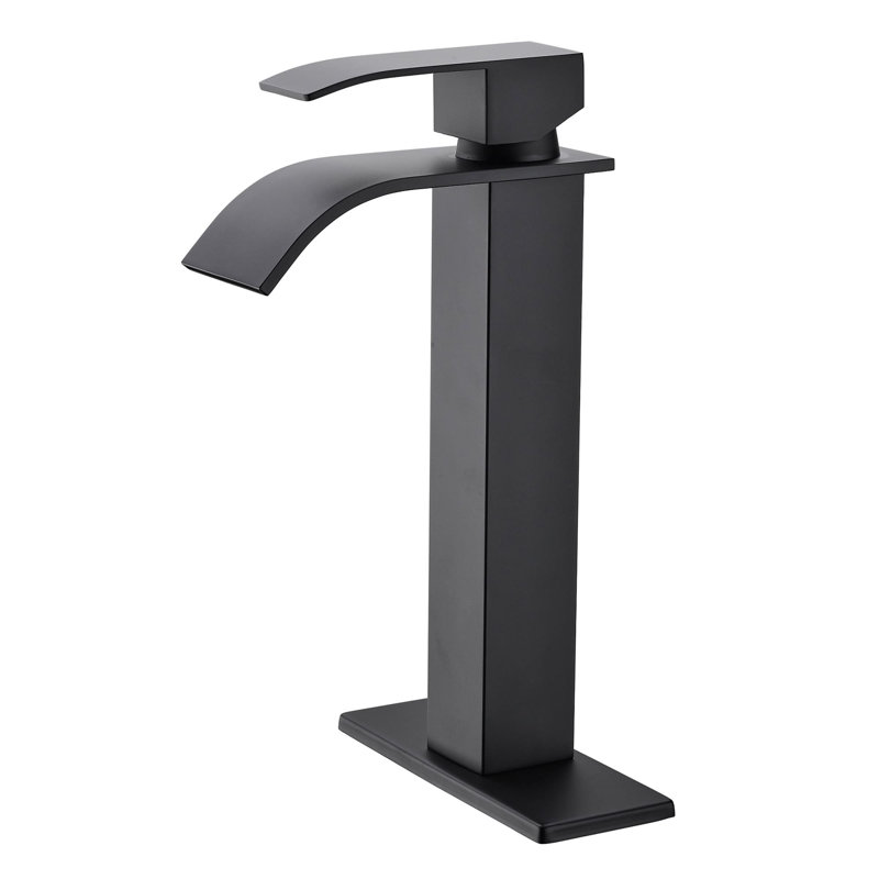 Single-handle Bathroom Faucet, Matte Black