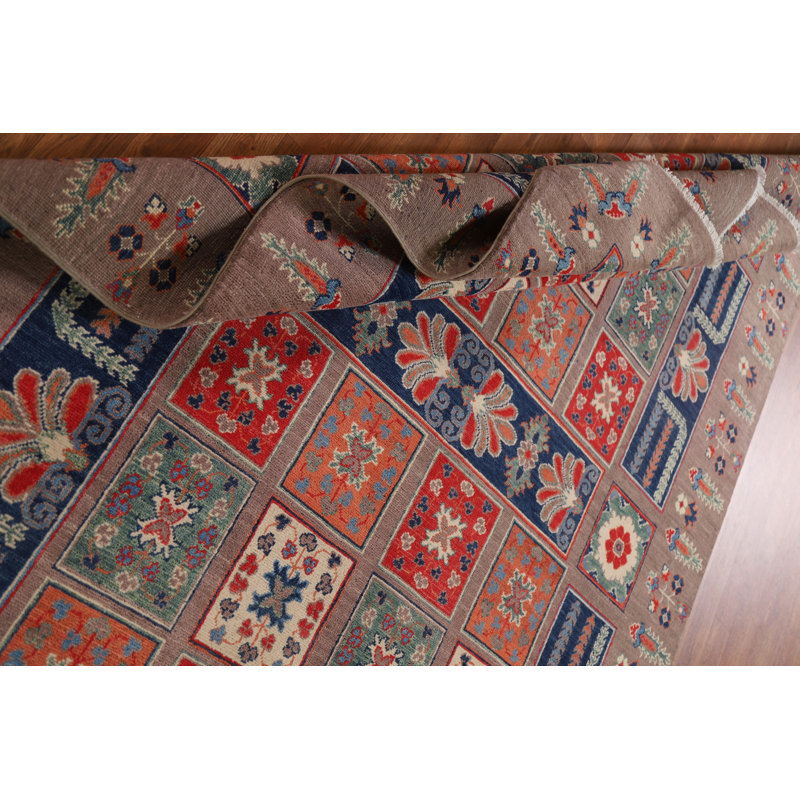 Garden Design Kazak Oriental Area Rug 6x9