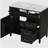 36-Inch Bathroom Vanity with Ceramic Sink Top, Solid Wood Frame and MDF Cabinet, Flip Drawer Design with Adjustable Shelf and Metal Handles, Freestanding Bathroom Storage Cabinet (Faucet Not Included)-1713082517