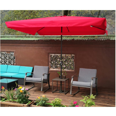 Parasol rectangulaire pour terrasse
