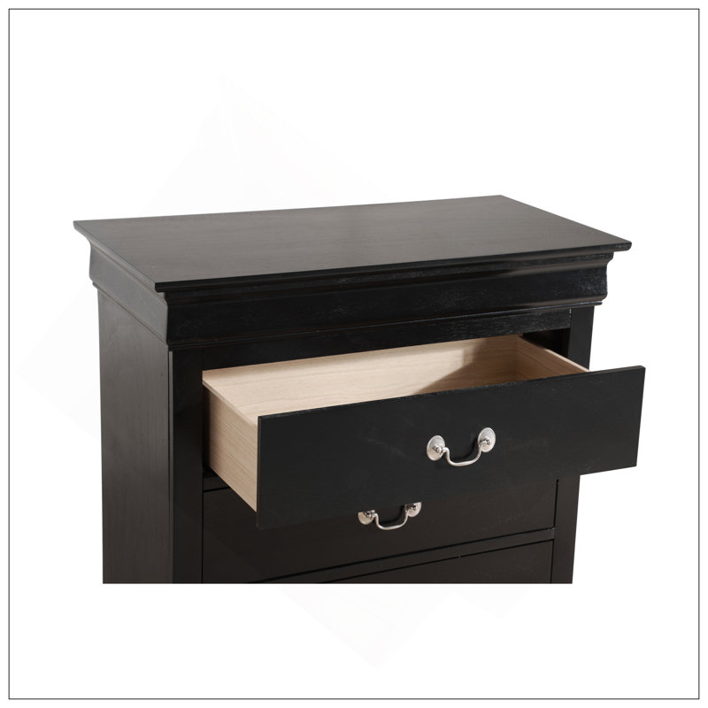 Commode Louisphillipe, noir, Noir