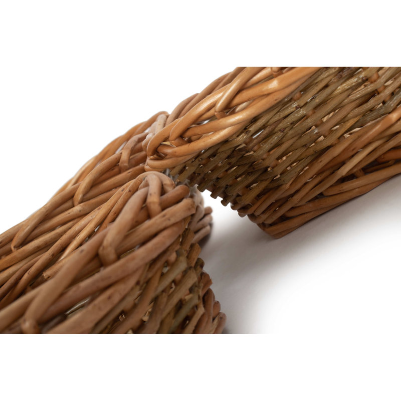 Flagstaff Wicker 3 Piece Tray Basket Set