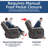 Heated Massage Swivel Rocking Recliner-1983492148