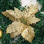 270cm Lighted Faux Poinsettia Garland with Lights