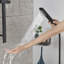 Pomme de douche à main réglable en acier inoxydable-104828624