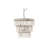 3-Tier Wood Bead Chandelier-3483374