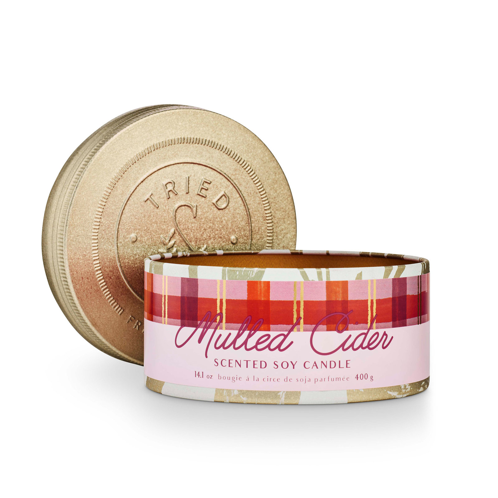 Mulled Cider Scented Candle, Large Tin