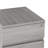 Techni Mobili Rolling Two Drawer Vertical Filing Cabinet With Lock And Storage, Grey