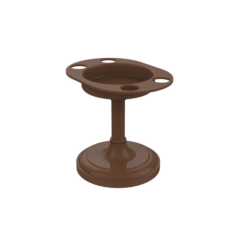 Porte-brosse à dents & culbuteur Gober, Bronze antique