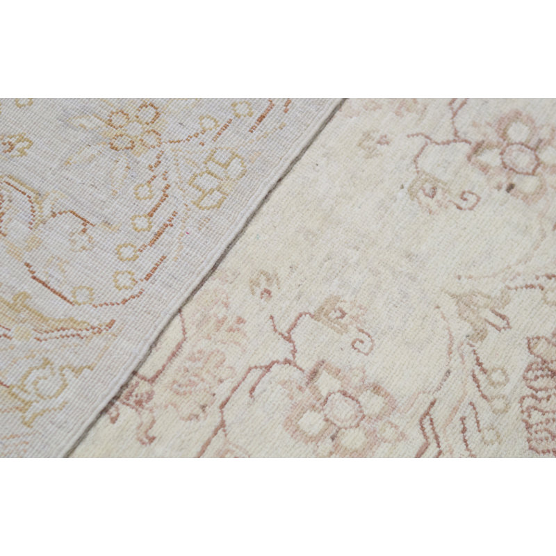 Wool Oriental Area Rug in Beige