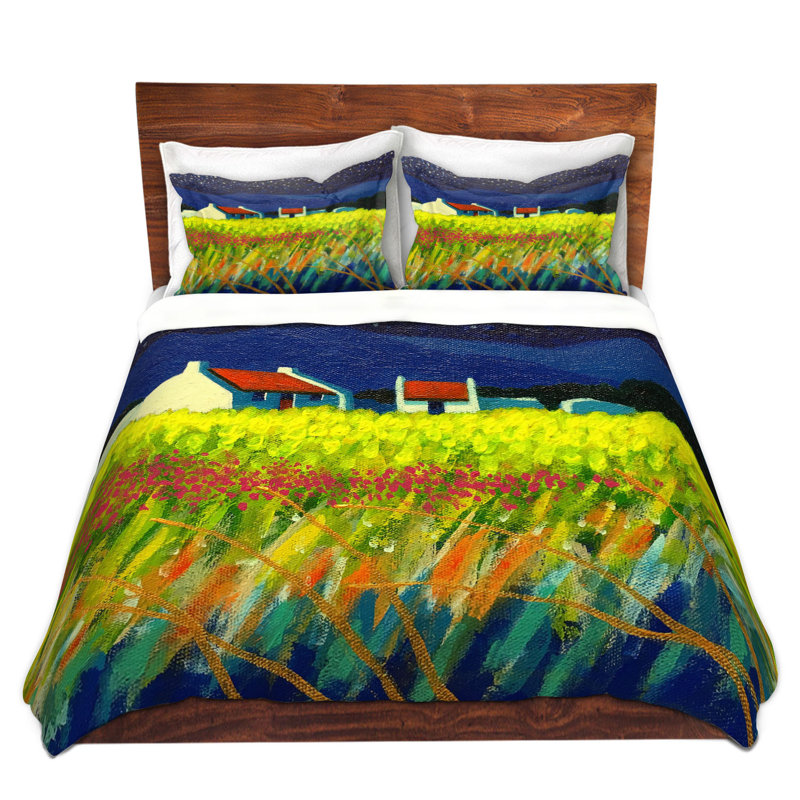 Ensemble de housse de couette en microfibre DiaNoche par John Nolan - Starry Night