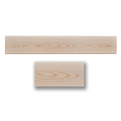 Planches de plafond collées en faux bois 39 po x 6 po