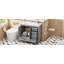 Meuble-lavabo gris 36 po avec lavabo en céramique-193992354