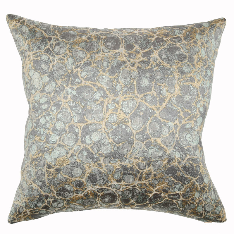 Cortina Throw Pillow, Aqua