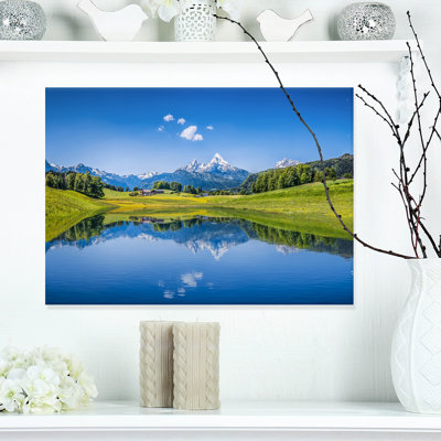 " Summer With Clear Mountain Lake "