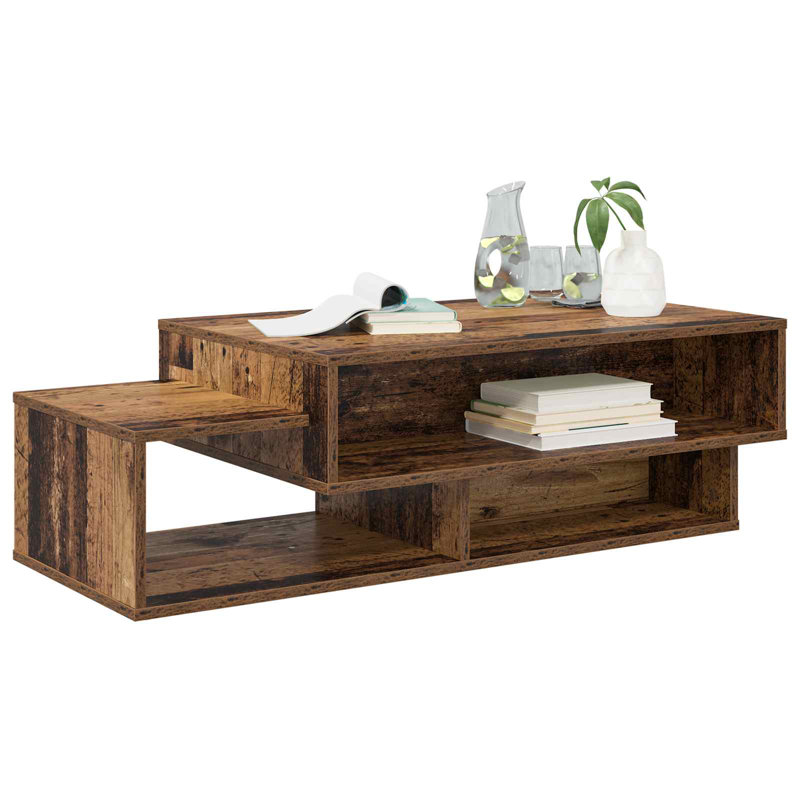 Coffee Table with Storage, Old Wood
