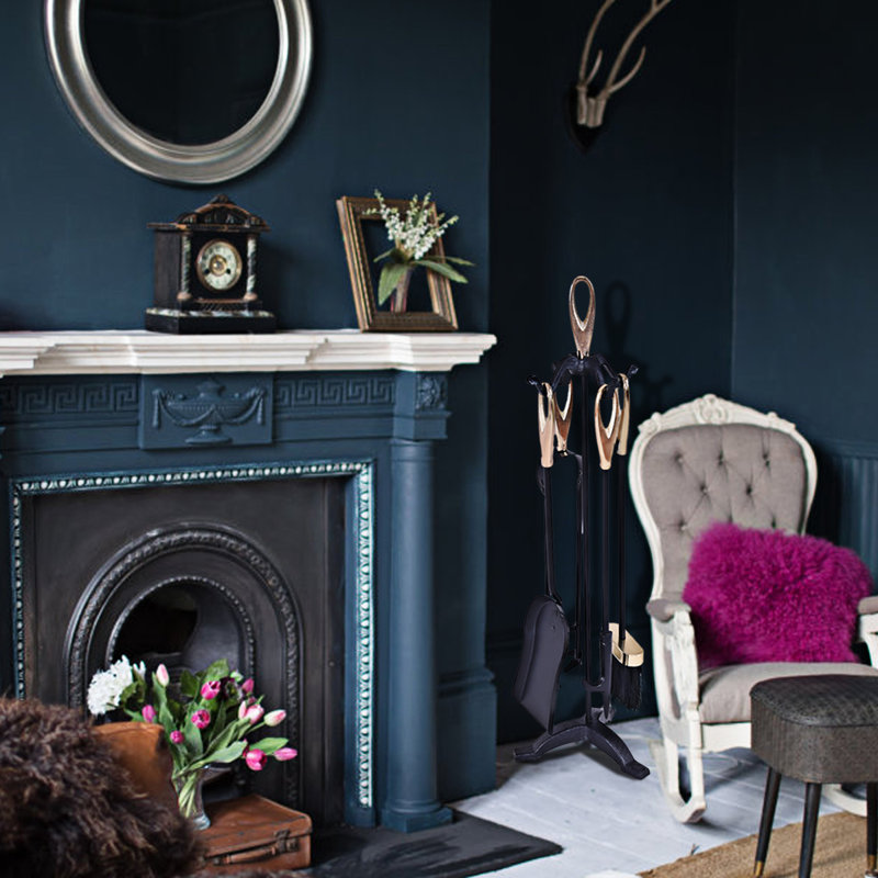 Orion Iron Fireplace Tool Set