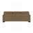 Brown Suede Fabric Sofa W/4 Pillows