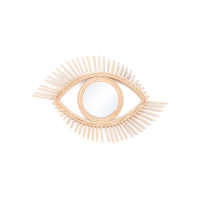 Haven Rattan Flat Mirror