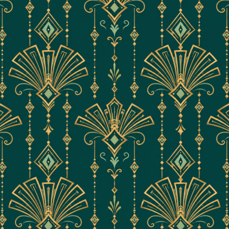 Papier peint adhésif à motifs géométriques dorés Peel and Stick, 117.96" L x 23.6" W