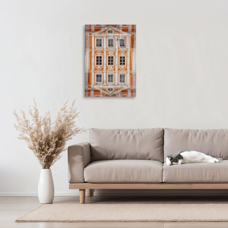Toile à architecture symétrique, design par Robin Vandenabeele, H 24 po x l 16 po