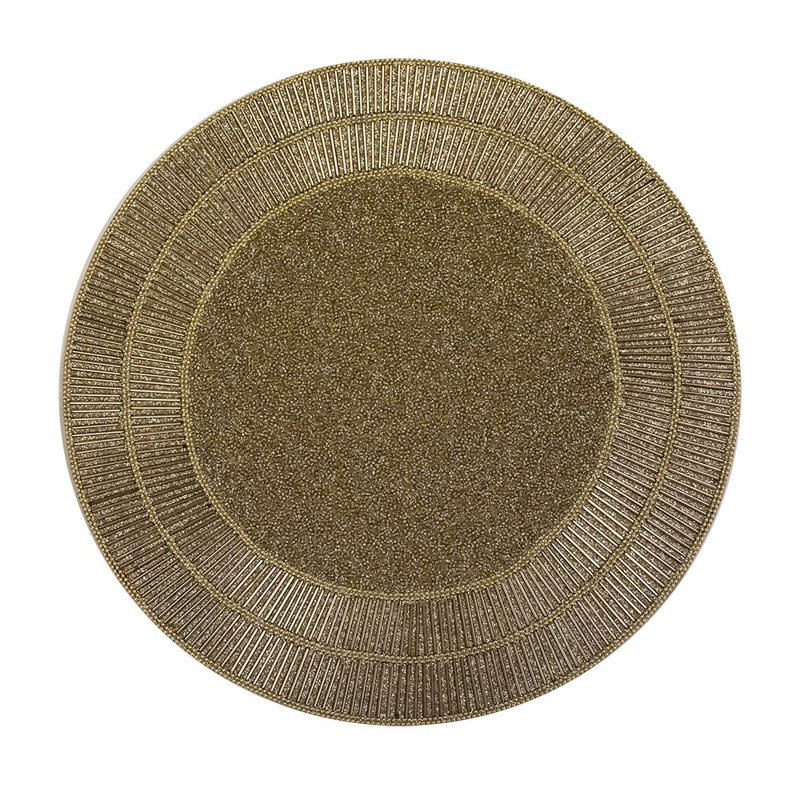 Gold Shine Round Placemat