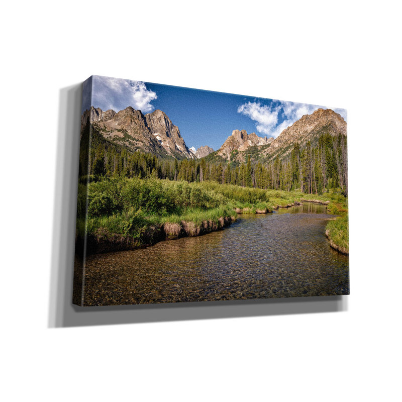 "Epic Graffiti" Fishhook Creek "par Rick Berk, art mural sur toile, H 18 po x l 26 po x P 0,75 po