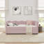 Lit de jour convertible simple avec couchette et canapé pour enfants Triweave-132867605