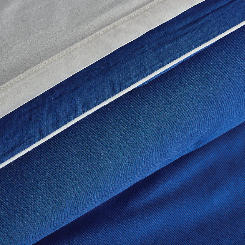 Lacoste Tiebreak Cotton Twin 2-Piece Surf Blue Comforter Set, Tiebreak Blue, Twin Comforter + 1 Sham